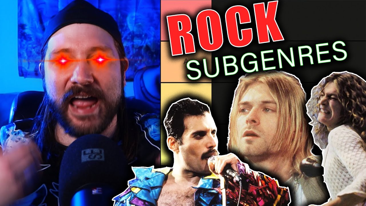 Music Snob's Rock Subgenre Tier List