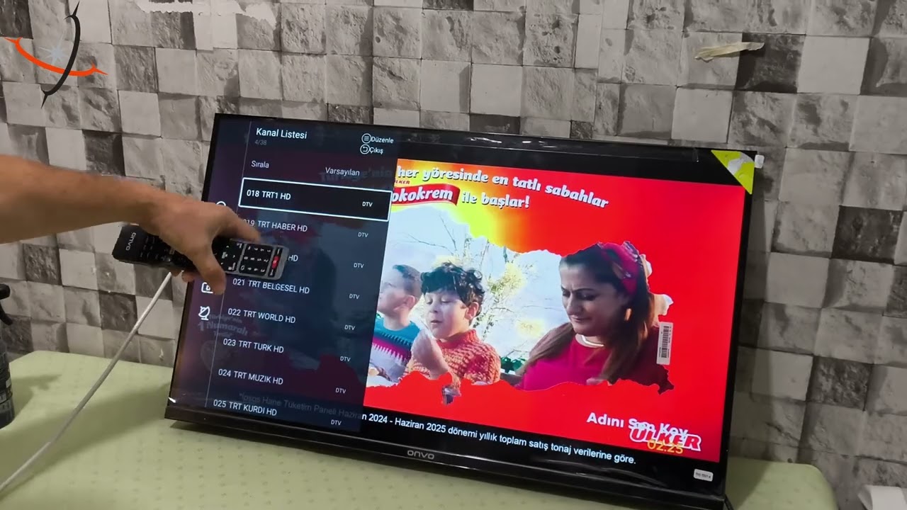 ONVO TV UYDU KANALI AYARLANMASI
