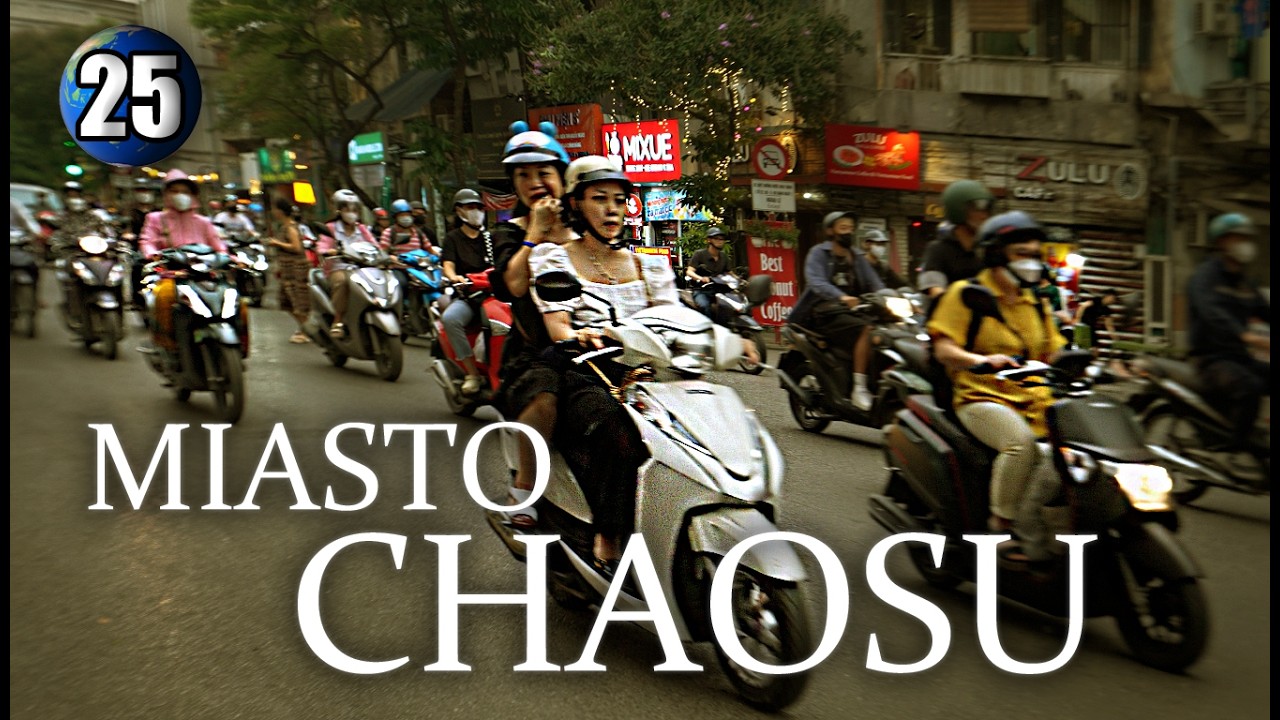 HANOI - Wietnamski PARYŻ , Miliony Skuterów i Michelin za GROSZE...