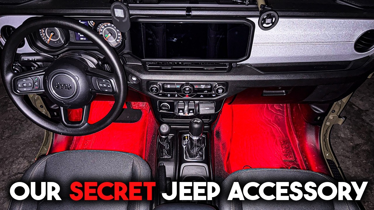BEST Interior Floor Lights Jeep Wrangler & Jeep Gladiator