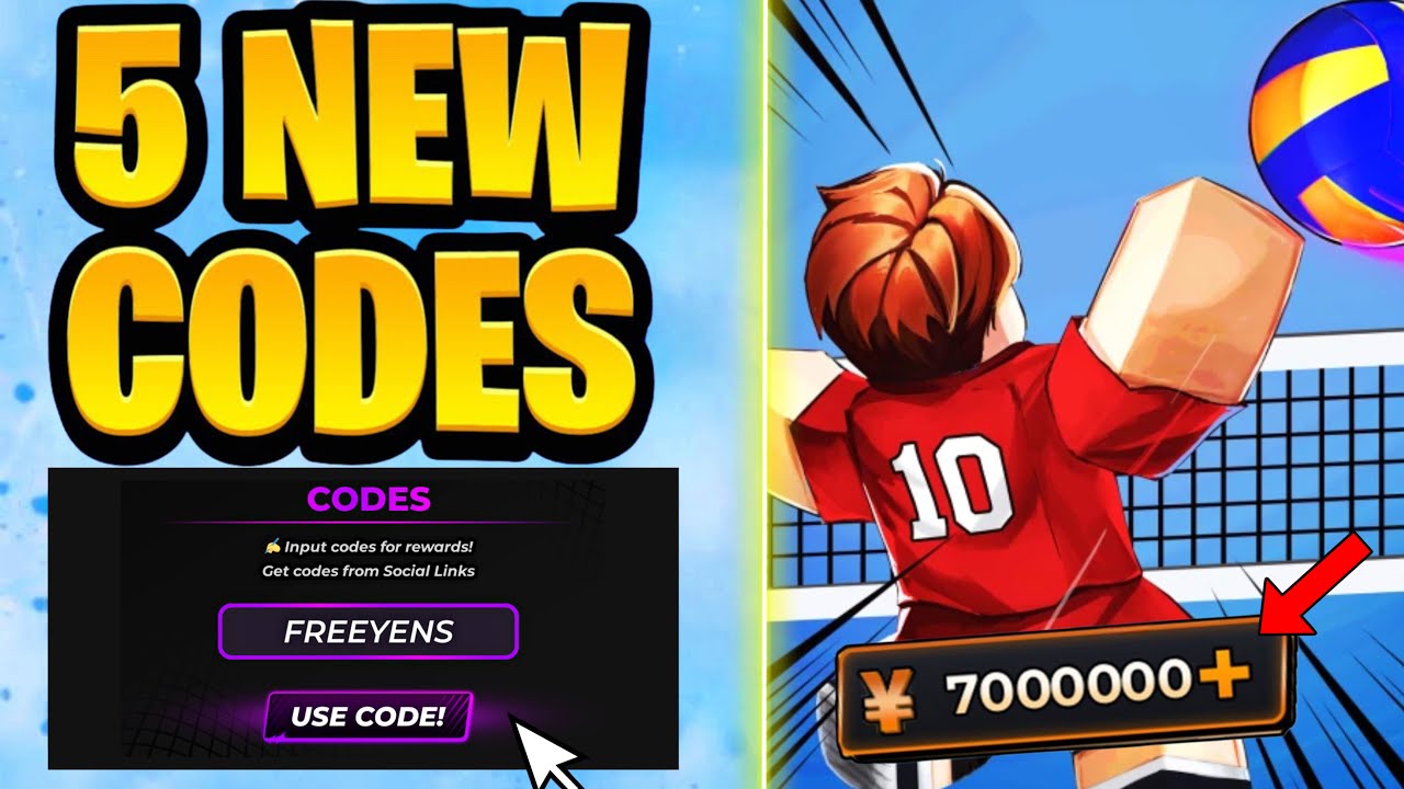 *NEW* All Working UPDATE 35 CODES FOR VOLLEYBALL LEGENDS CODES | ROBLOX VOLLEYBALL LEGENDS CODES