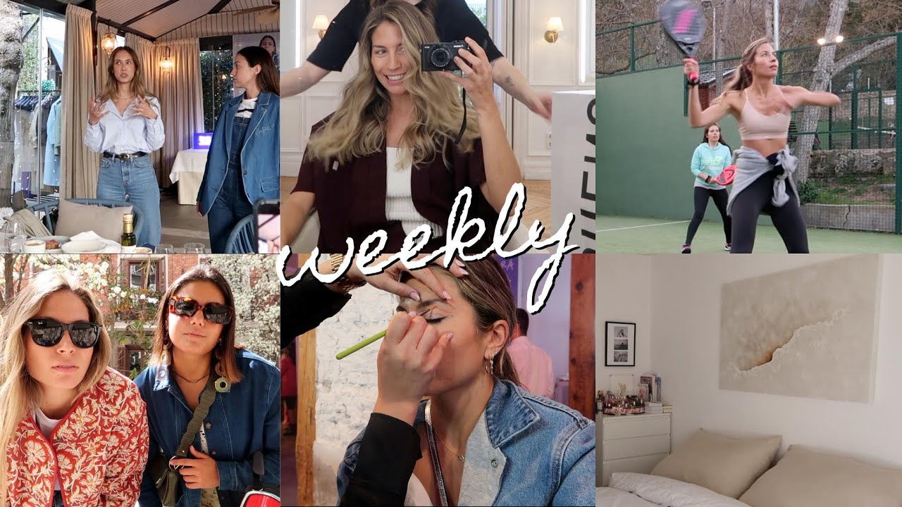 una semana non stop - eventos, Padel, room tour, unboxing...