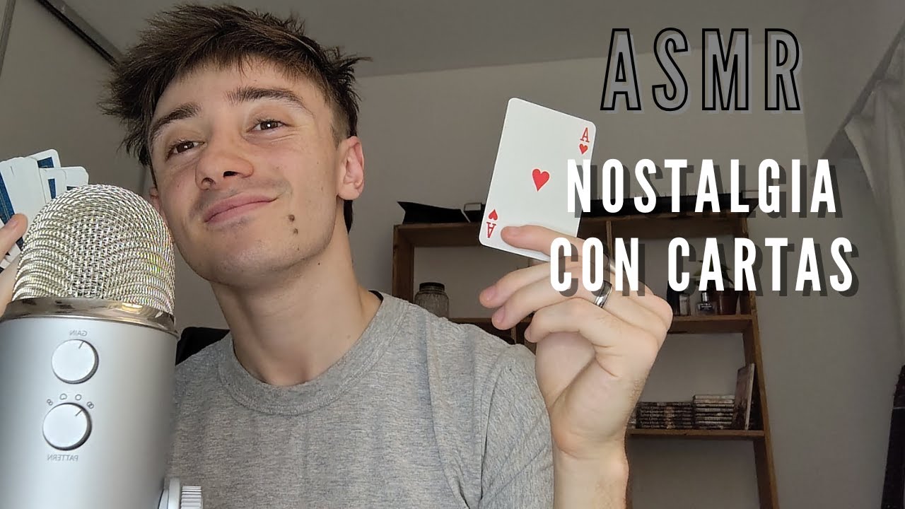 ASMR Nostálgico con Cartas - Card Jitsu, Tapping - Argentino