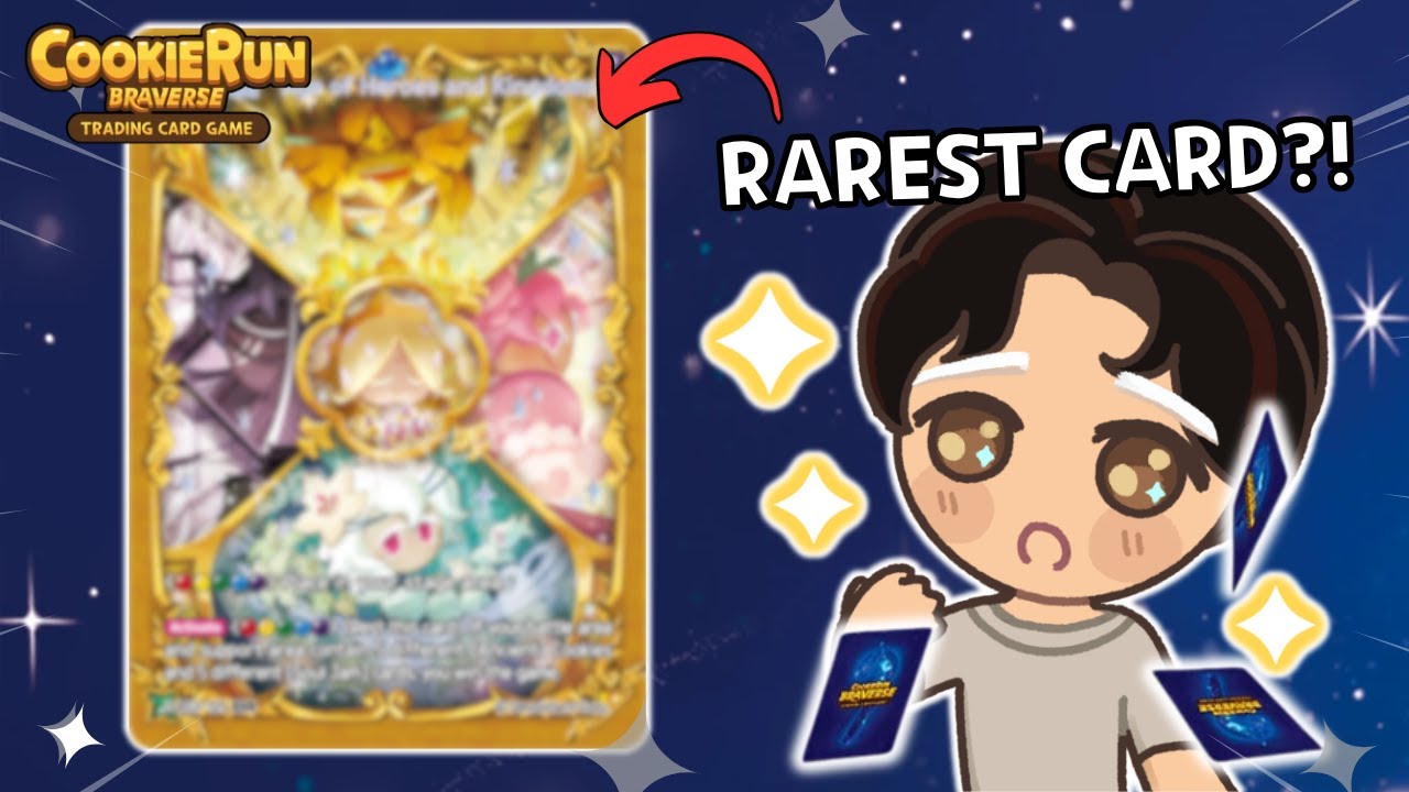 RAREST Card in the Set Pulled?! CookieRun: TCG Unboxing!