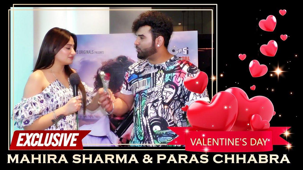EXCLUSIVE! Rumored Couple Mahira Sharma & Paras Chhabra's FUN Valentine's Day Segment
