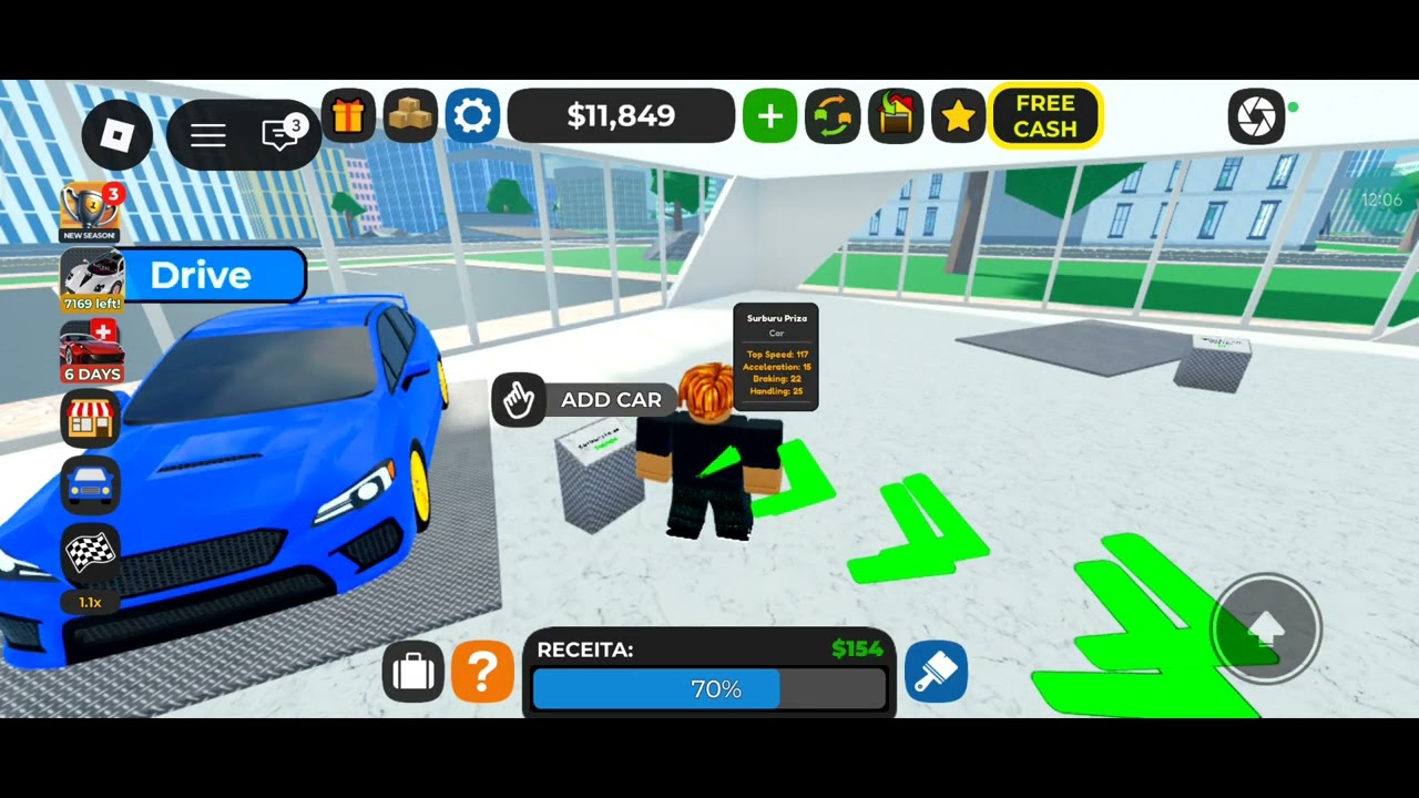 Decidi virar um grande empresário e abri minha própria loja de carro 