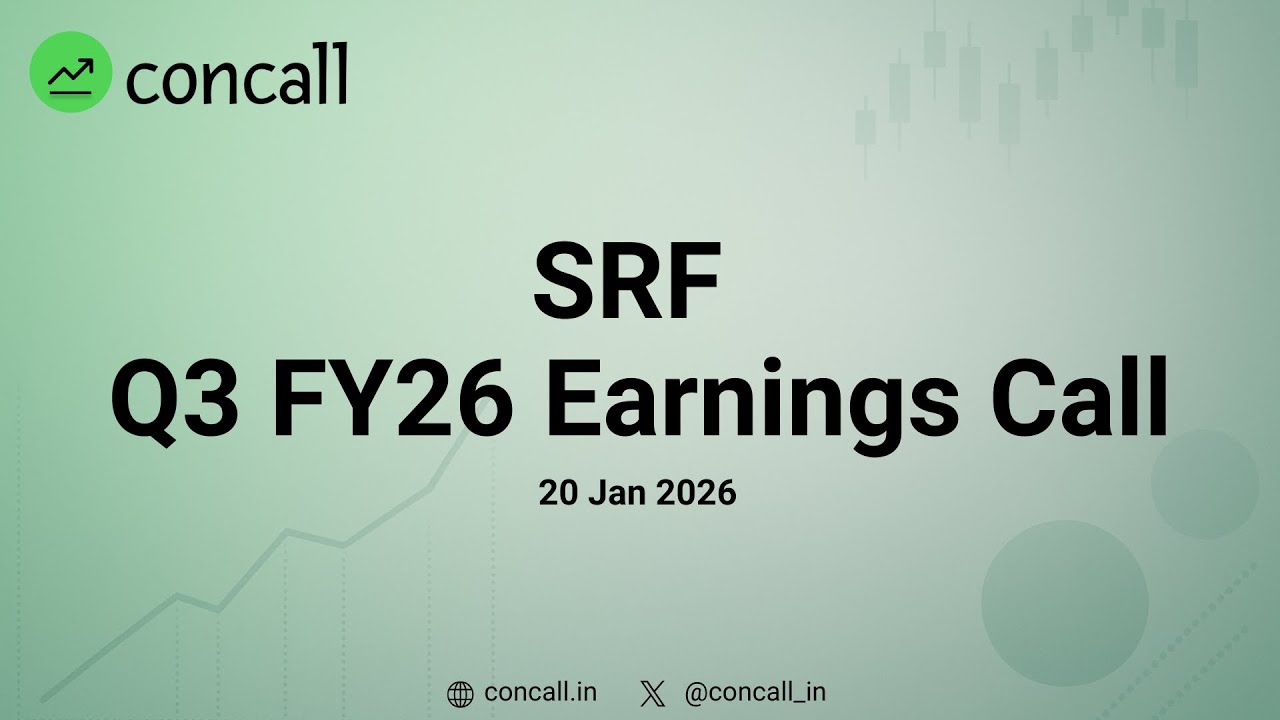 SRF Ltd Q3 FY26 Earnings Conference Call | Concall.in