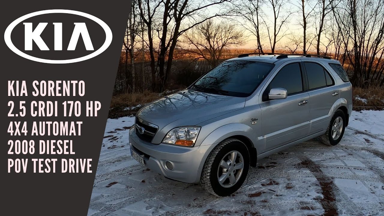 Kia Sorento 2008 170 HP 2 5 CRDi 2 5 diesel 4x4 POV Drive Day Offroad