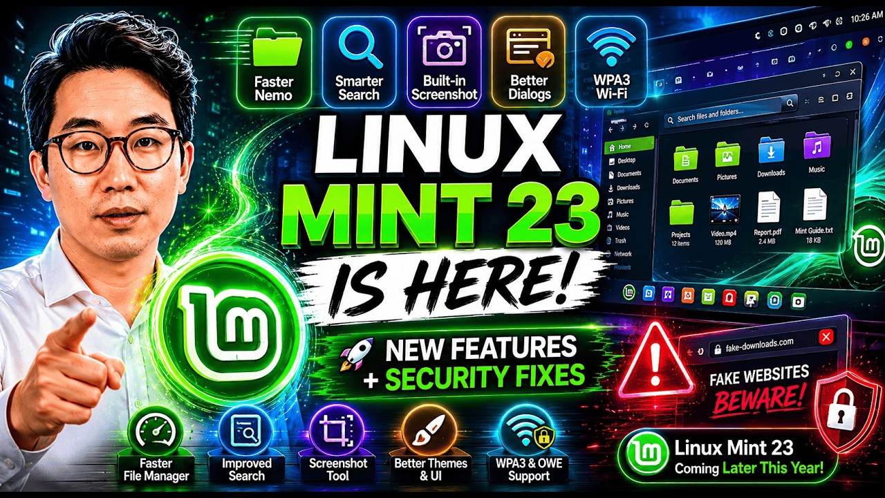 Linux Mint 23 Just Got BETTER! New Features, Security Fixes & Major Updates Explained