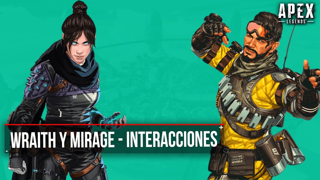 NUEVAS INTERACCIONES ENTRE MIRAGE Y WRAITH EN ESPAÑOL | Apex Legends | Legado | SoyD4niel