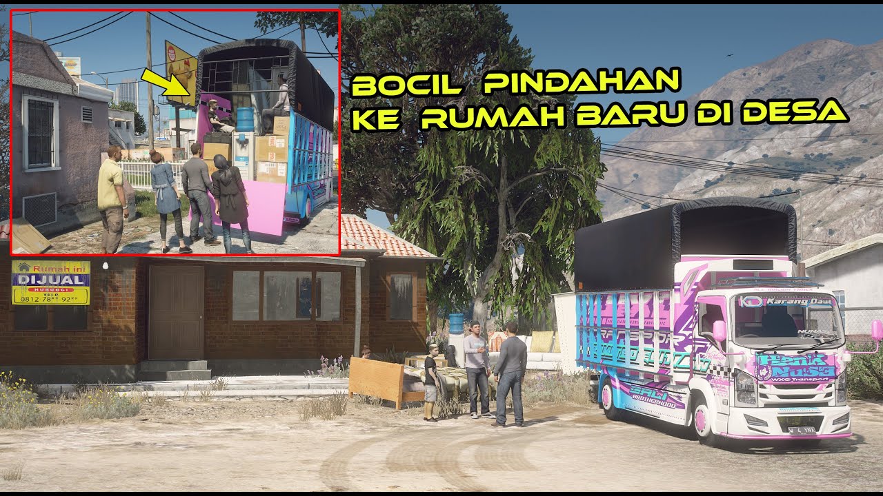 BOCIL PINDAHAN KE DESA LAGI,, DI ANTAR TRUK HANK NUSE