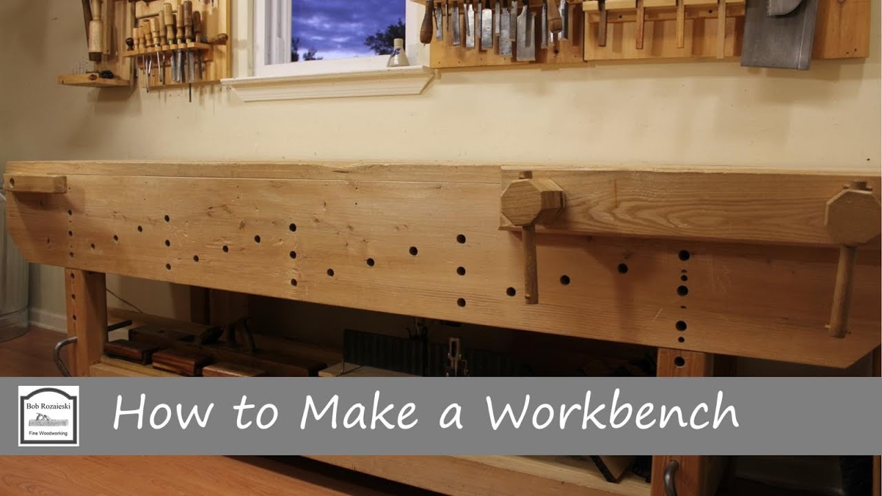 How to Build a Nicholson English Style Workbench with Hand Tools - The Base