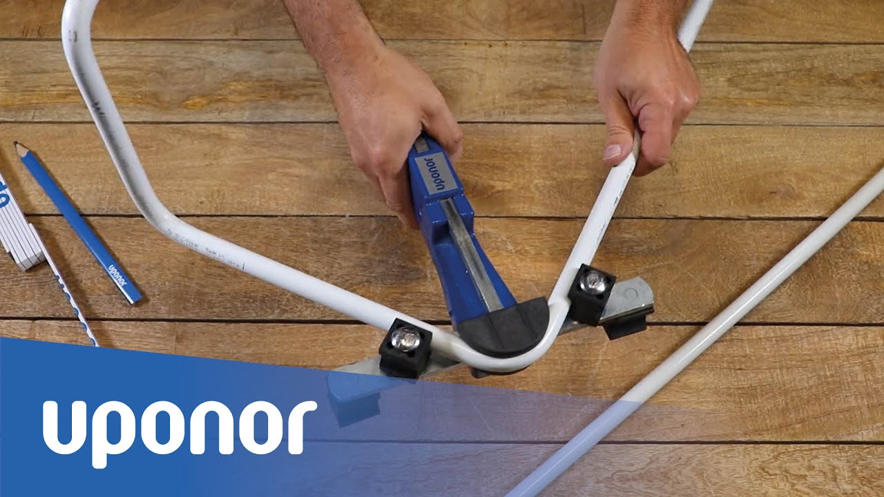 Jak ohýbat Uponor bezešvé vodovodní potrubí Uni Pipe PLUS (16–110 mm)