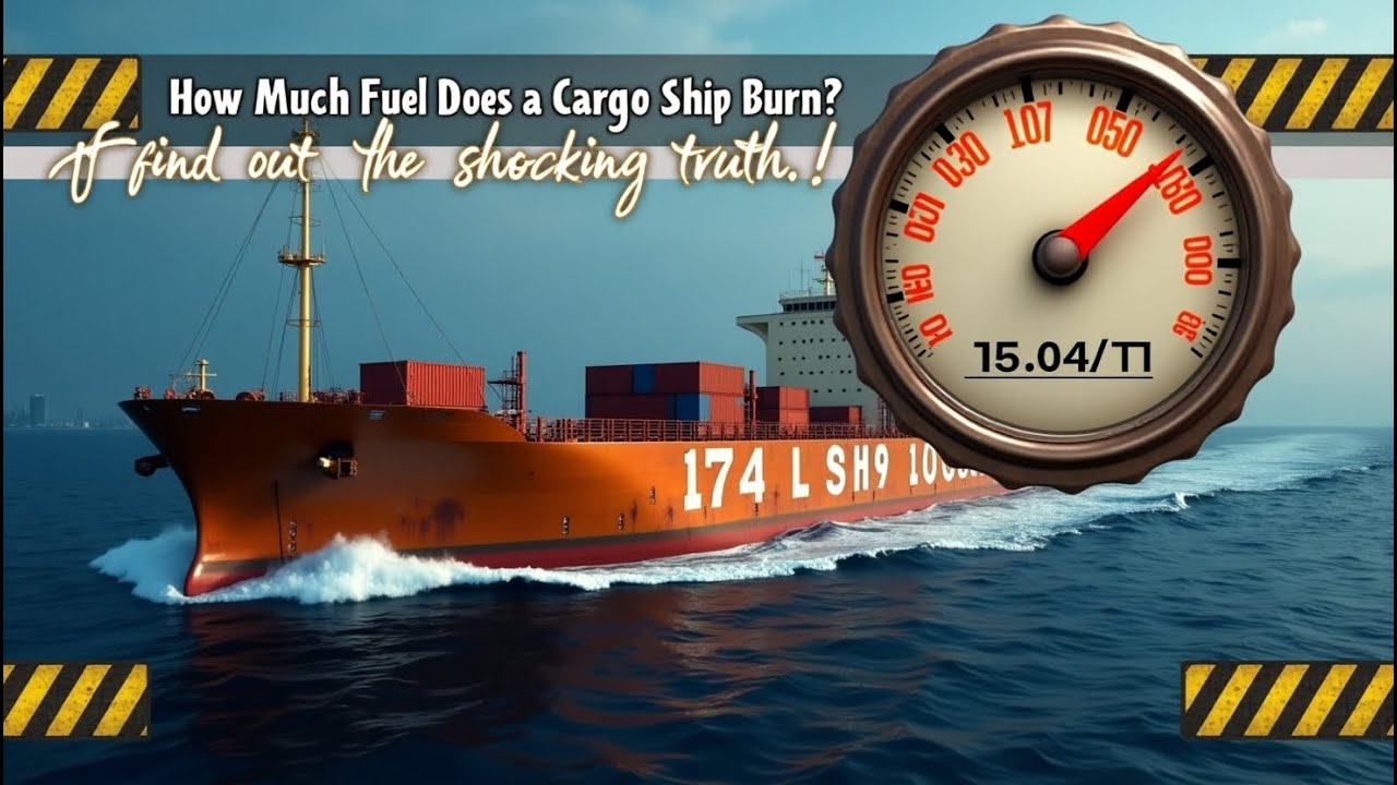 Сколько топлива сжигает грузовое судно?