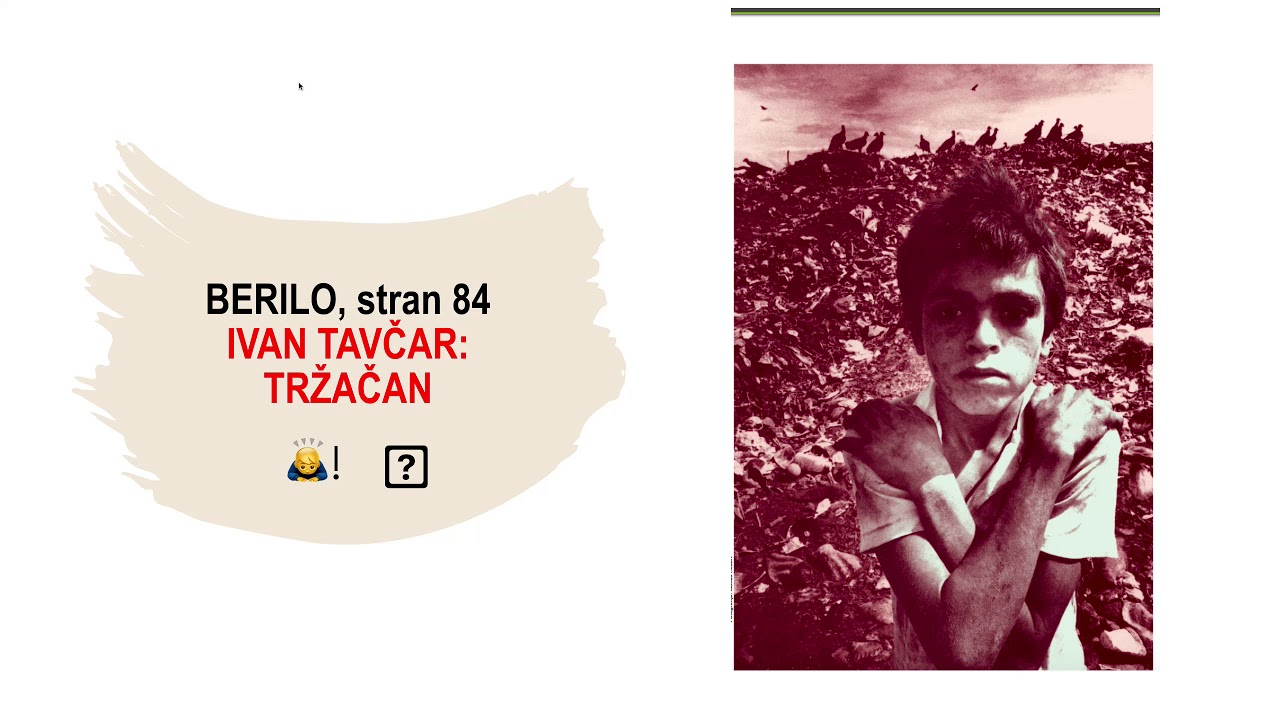 IVAN TAVČAR: TRŽAČAN (1.) 13. 5. 2020
