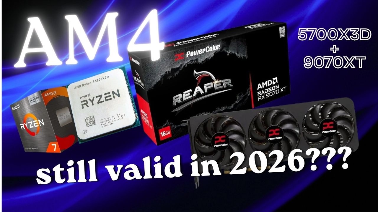 AM4 in 2026&hellip; STILL GOOD?!  (5700X3D + 9070 XT)