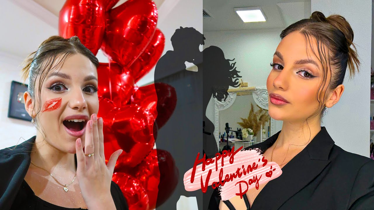 Makeup Valentine's Day / Machiaj si Coafura de Ziua Îndragostitilor
