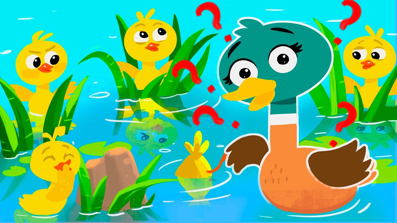 Five Little Ducks | Baby Bunny Kids Song & Nursery Rhymes Animation