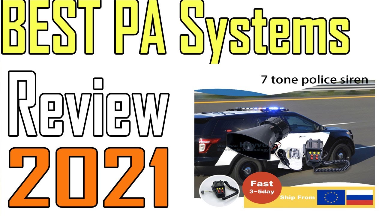 TOP 5 Best PA Systems Review 2021