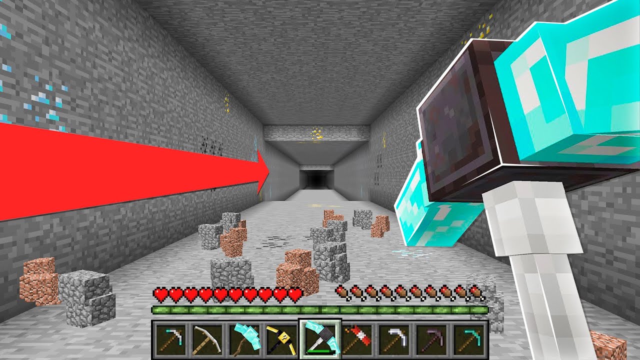 Minecraft, 1000x kazma!