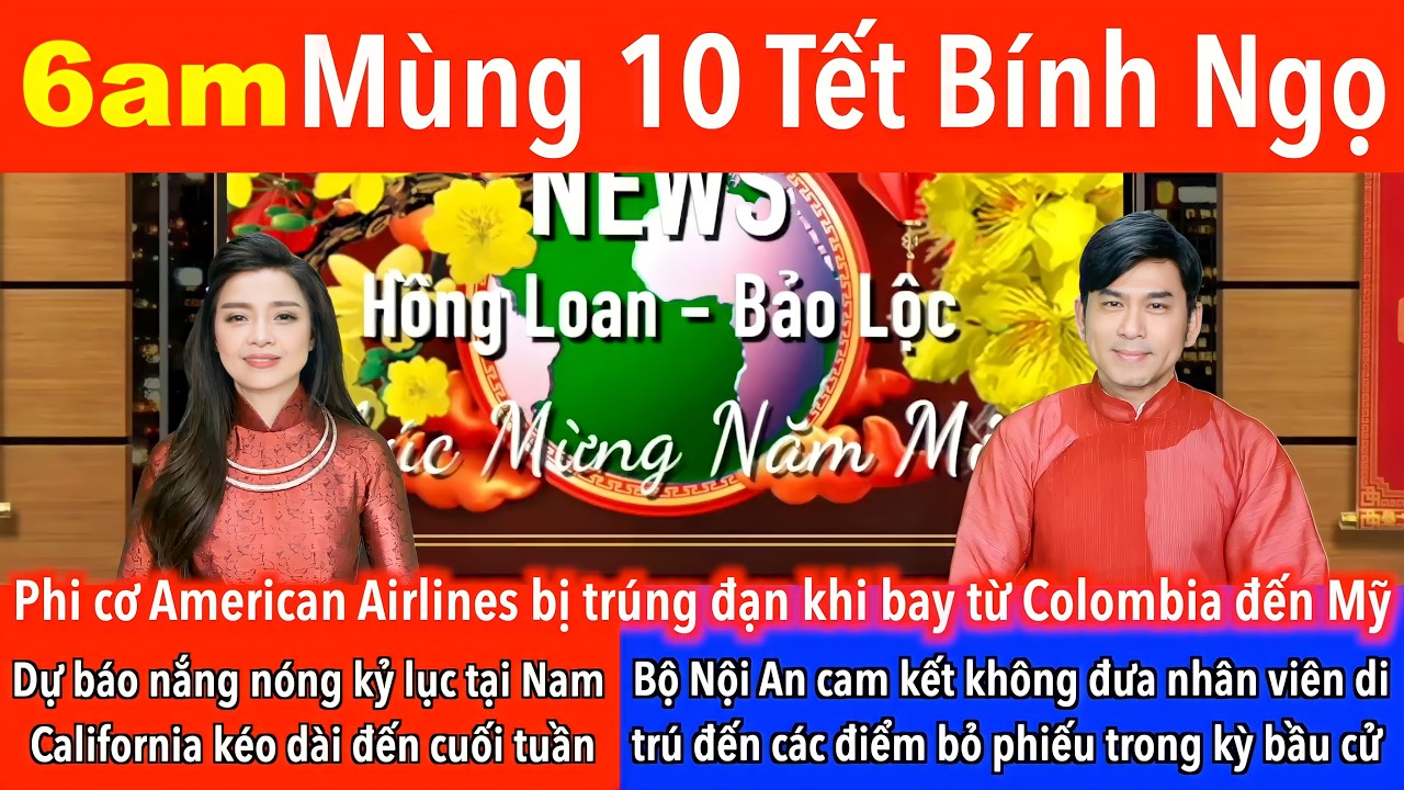 🇺🇸Feb 26, 2026 Phi cơ Boeing 737 của American Airlines bị trúng đạn khi bay từ Colombia đến Mỹ