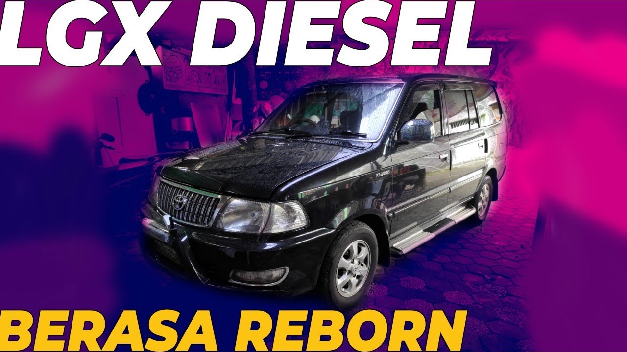 Kijang LGX diesel jadi sangar tenaga & torsi nya dengan pasang blackcore