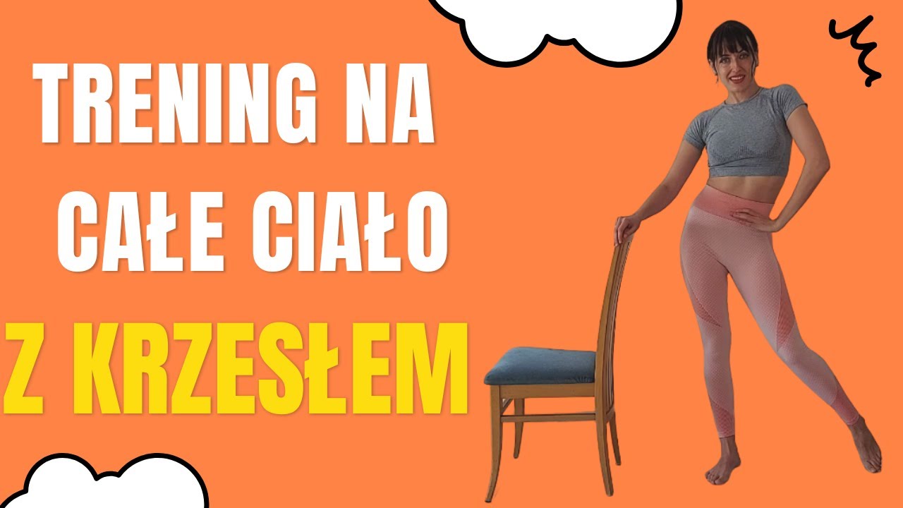 Trening z krzesłem na całe ciało! Zestaw na całe ciało dla początkujących!