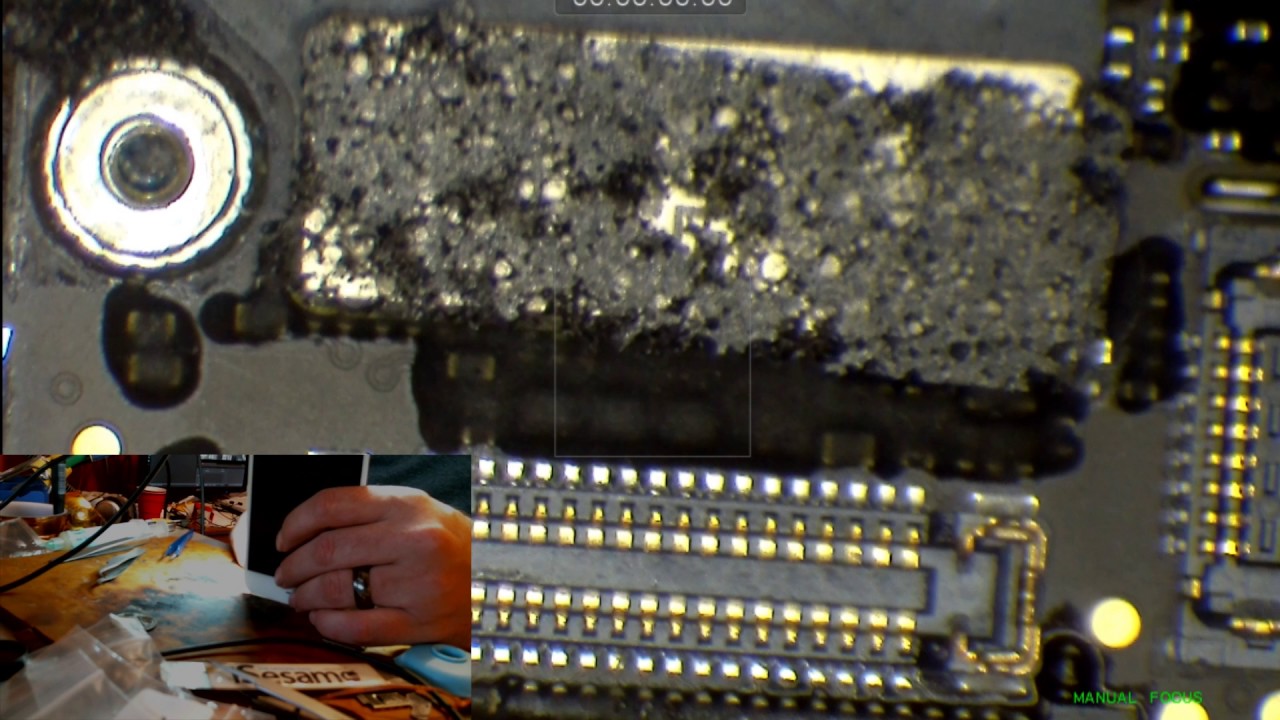 iPhone 6+ No image, solved by finding a shorted capacitor