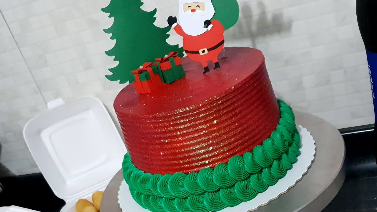 BOLO NATAL | BOLO NATALINO | BICO 32 | ATELIÊ DOCE - LIDIANE OLIVEIRA