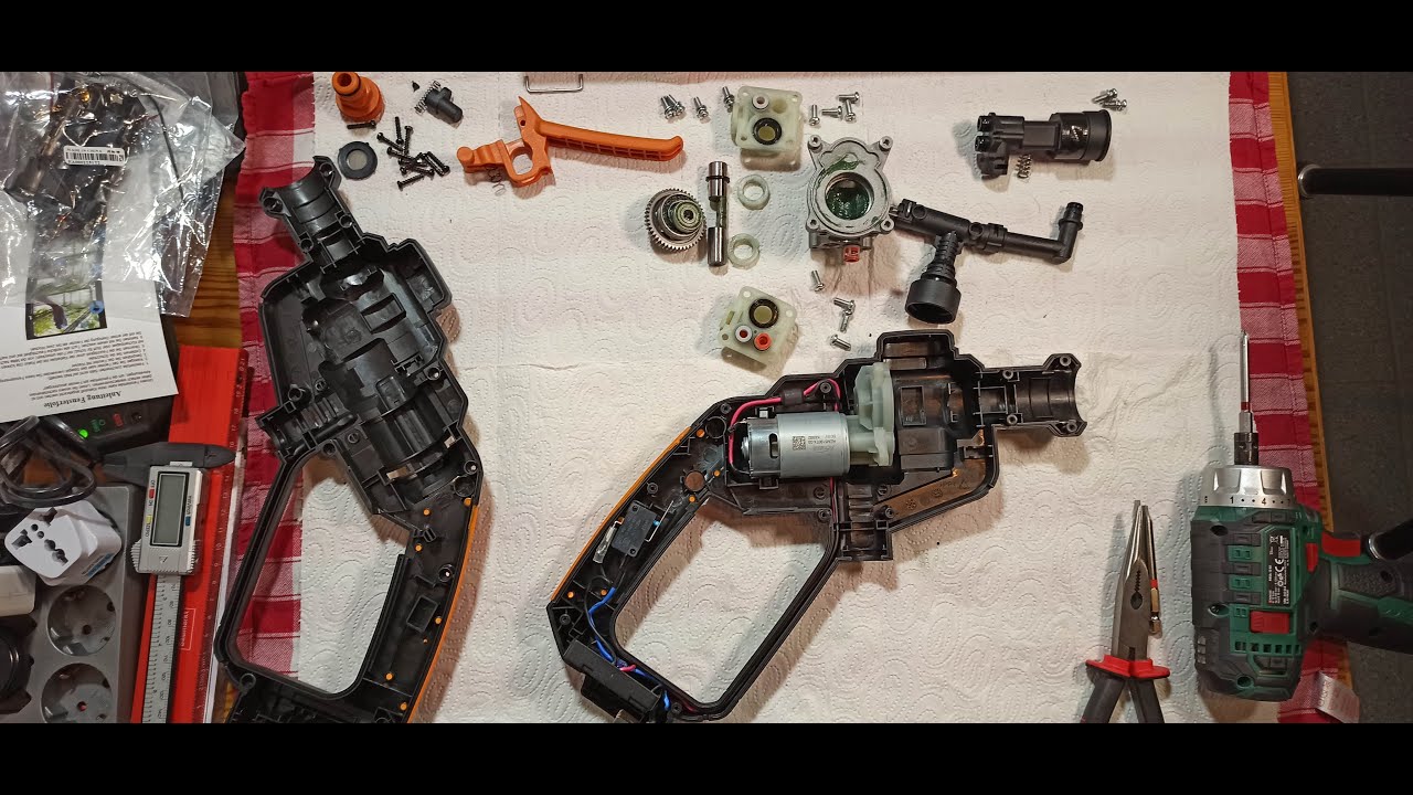 Worx Hydroshot WG620E.4 - Akku Druckreiniger 20V - Zerlegen und Zusammensetzen - einfacher als Lego!