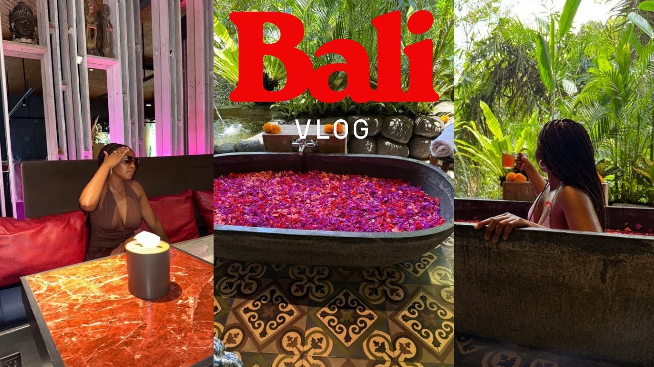 Bali travel vlog: Day 4 in Ubud, green tara spa, flower bath
