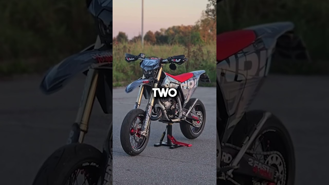 Top 3 125CC Supermotos. Credits: @Suparmotogirl @sscandii  #motorcycle #125cc #supermotard #shorts