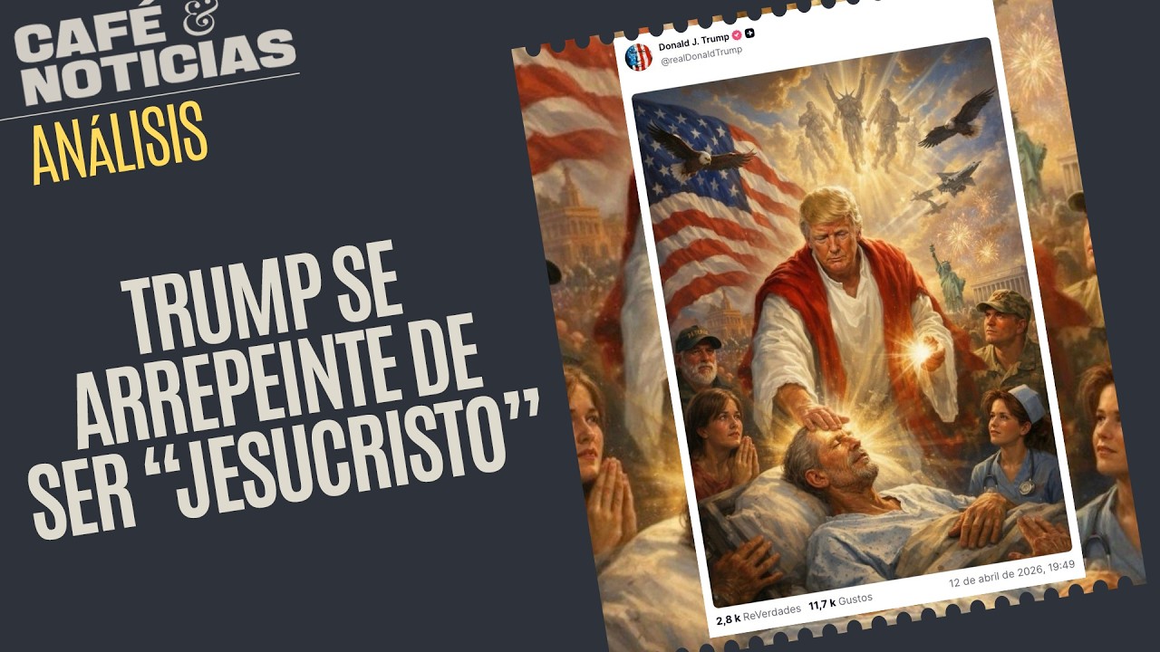 #An&aacute;lisis &not; Trump borra de sus redes la imagen burlona de &eacute;l mismo como Jes&uacute;s tras cr&iacute;ticas