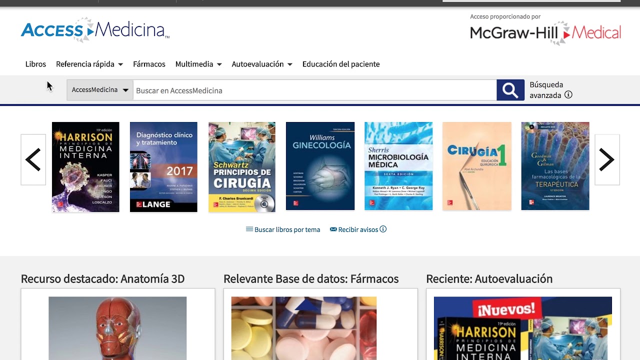 Access Medicina - Libros