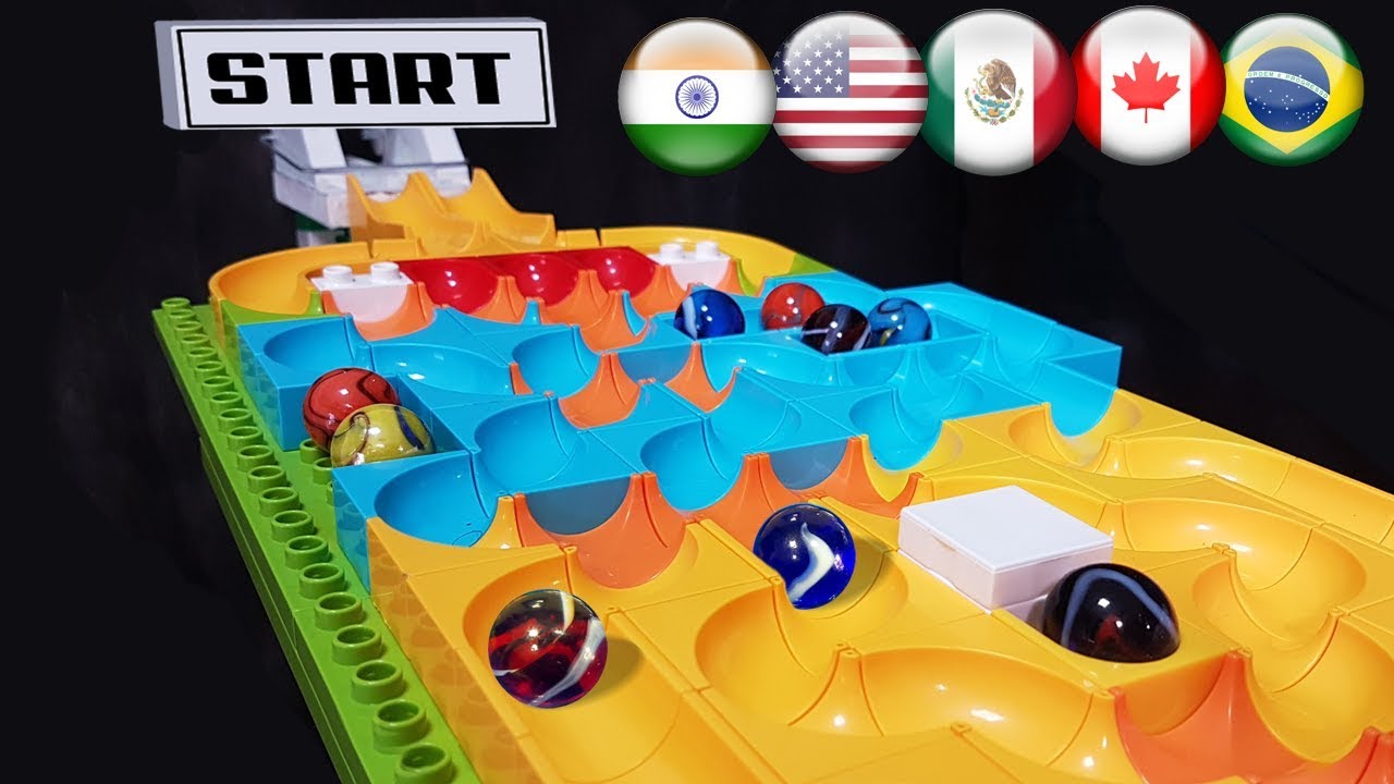 Marble Race 5 воронка: турнир по невероятным кантри-мячам