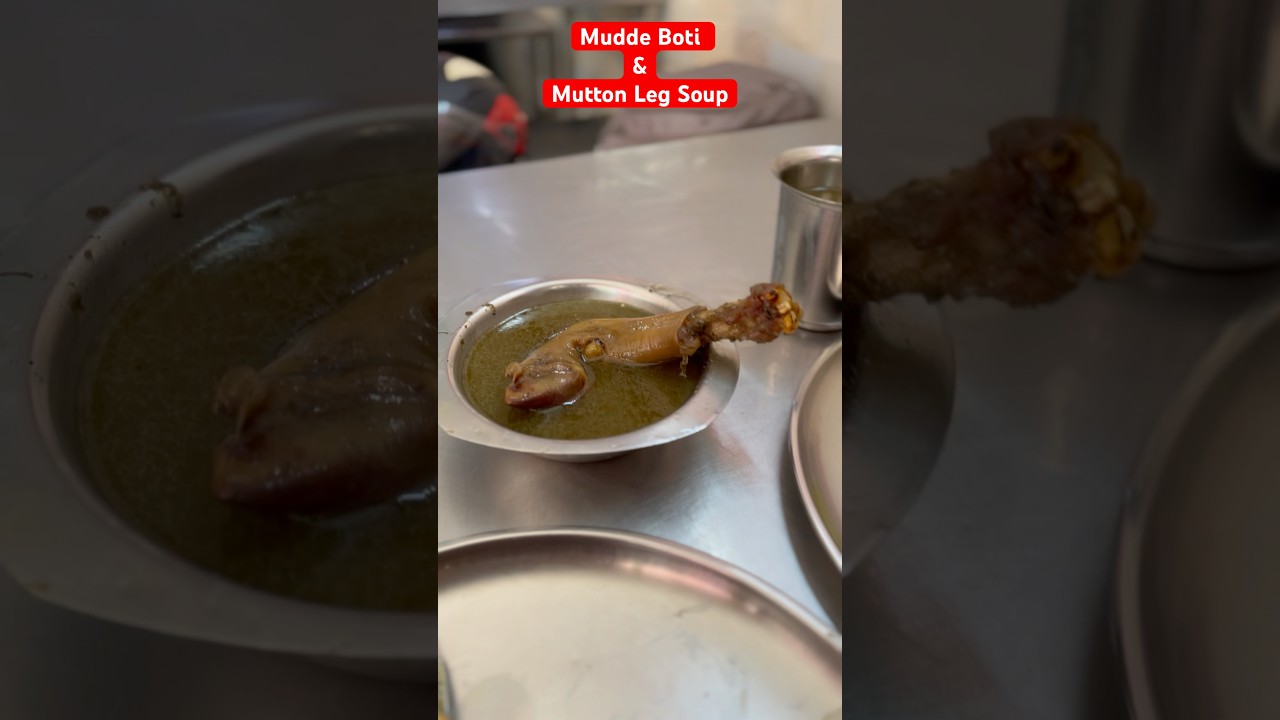 Mutton leg Soup 
