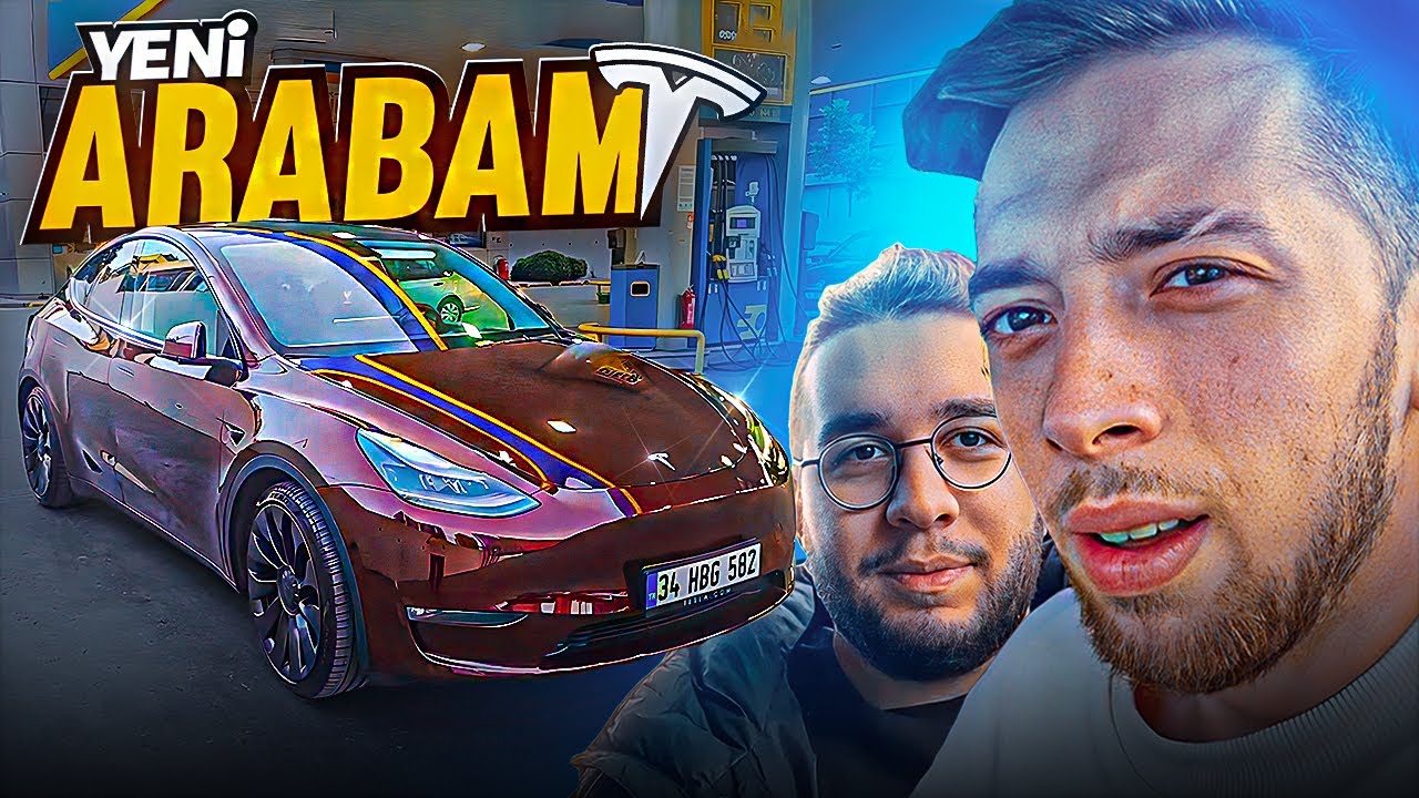 EKİPLE BERABER TESLA SÜRÜYORUZ @erayozkenar @EMOYOUTUBE