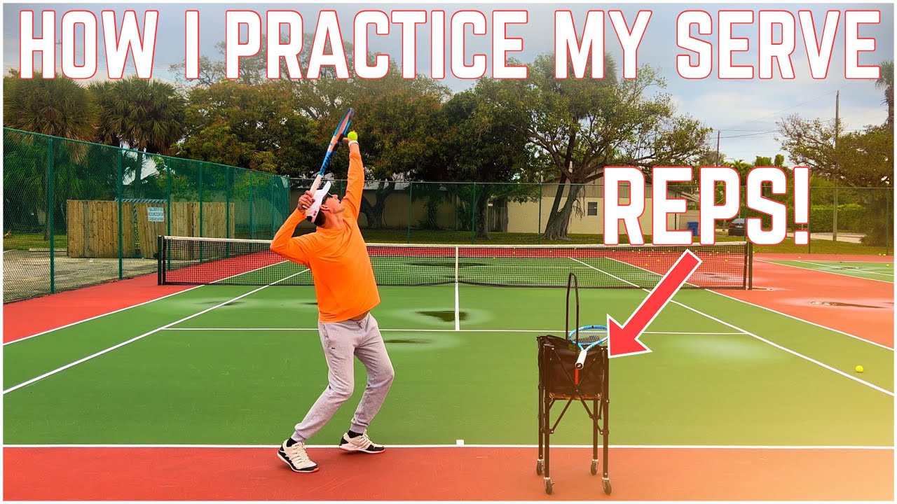 How I Practice My Serve | REPS 🔥