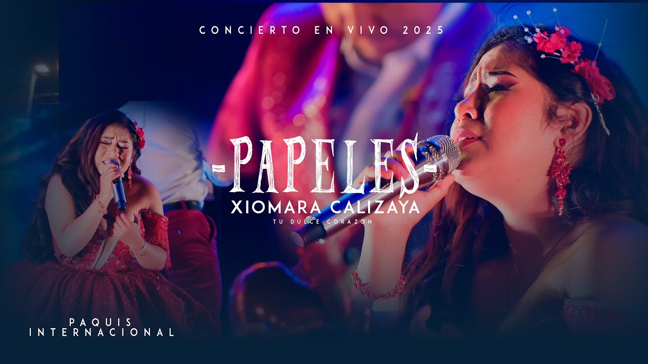 Papeles - Xiomara Calizaya y Los Románticos / Concierto en vivo (Huayno Sureño Peruano 🔥 2025)