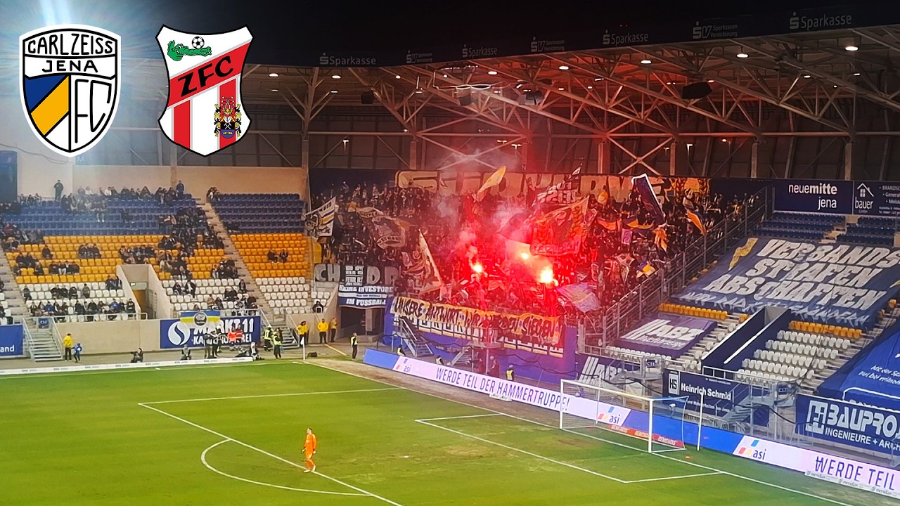 FC Carl Zeiss Jena vs ZFC Meuselwitz • Stadionatmosphäre | RLNO 2025/26