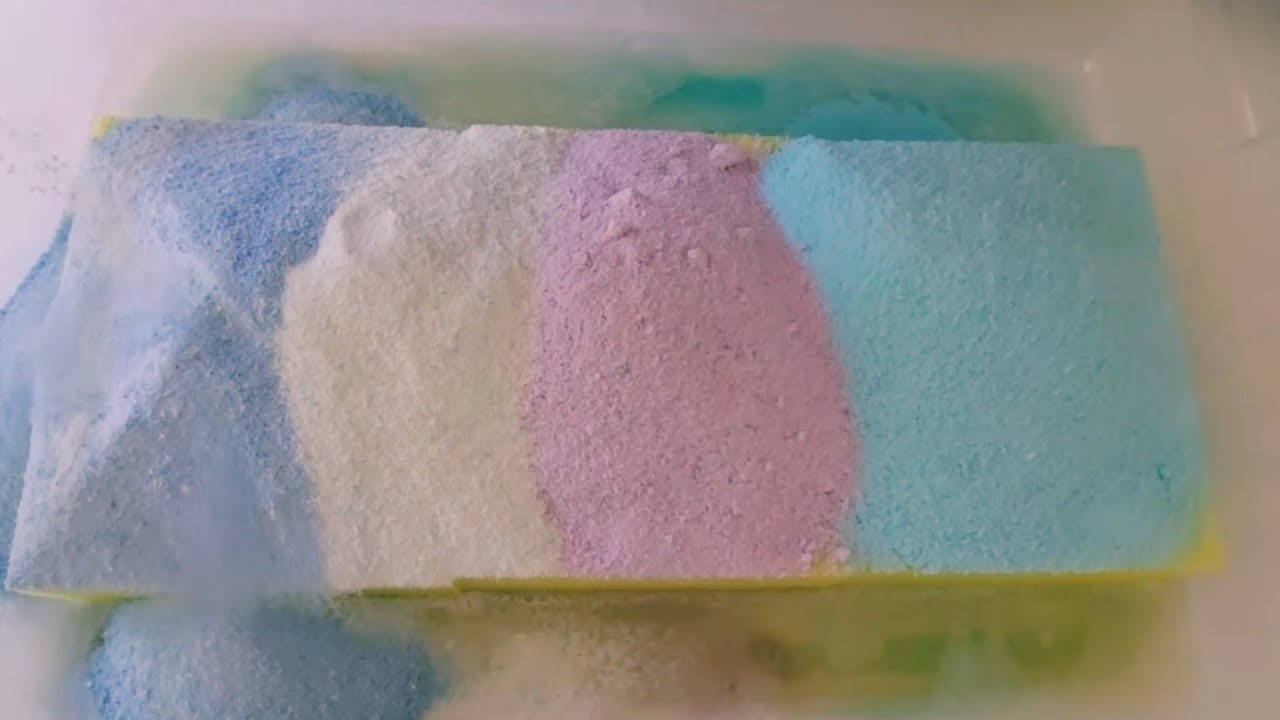 ASMR Laundry Powder Detergents+ Mr Clean Unstoppables Scent