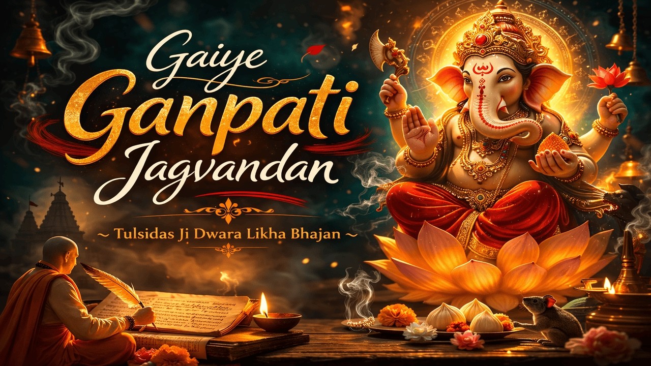 गाइये गणपति जगवन्दन | Gaiye Ganpati Jagvandan - Rakesh Sharma 'Ajaan' | Ganesh Vandana