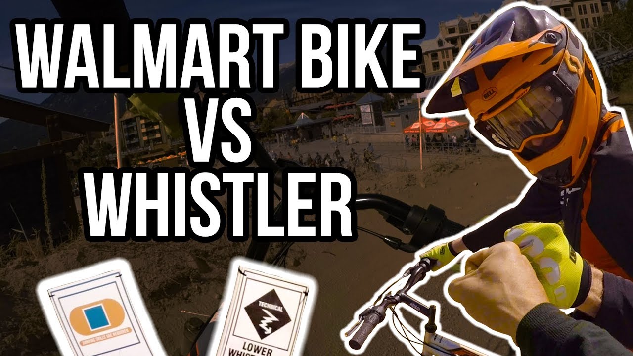 Walmart Bike VS Whistler Bike Park