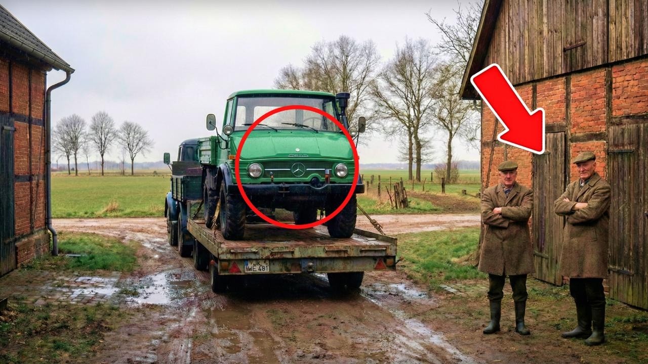 Er dachte Unimog ersetzt Traktor und LKW… Dorf nannte ihn Narr, Bis er Milchwagen aus Moor zog