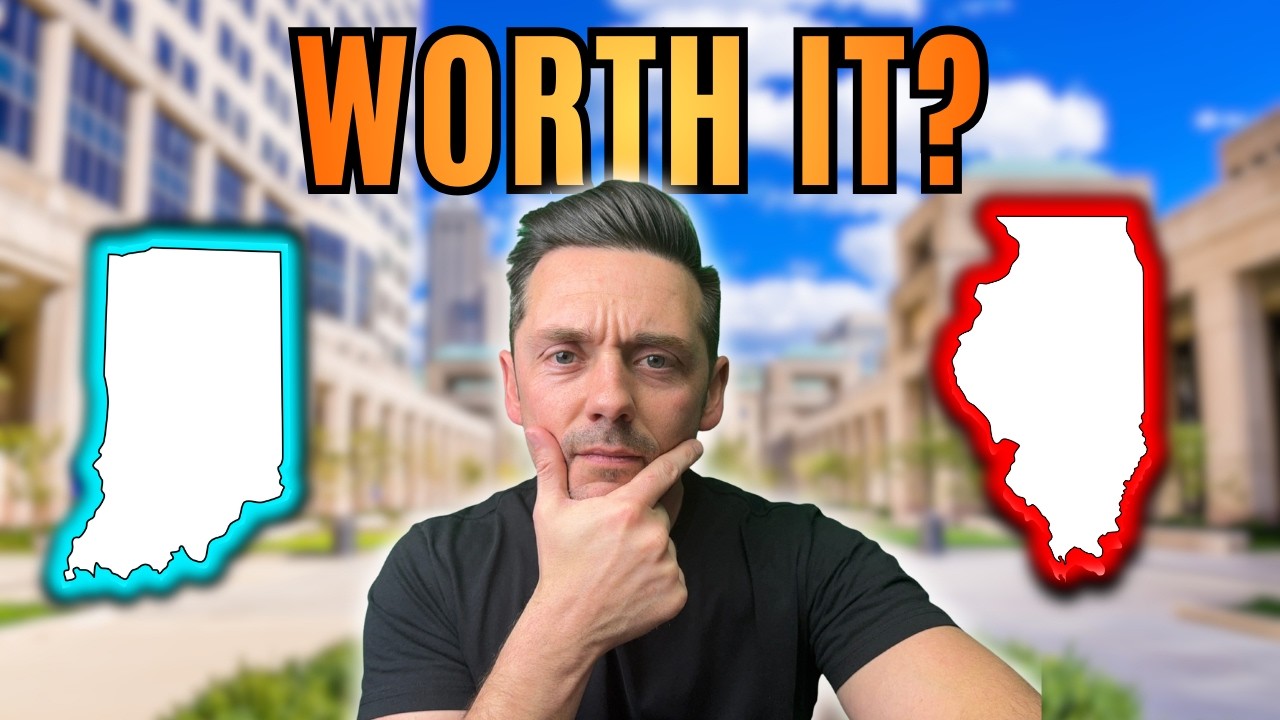 MOVING from ILLINOIS to INDIANAPOLIS Indiana [Is It WORTH IT?! 🤯]