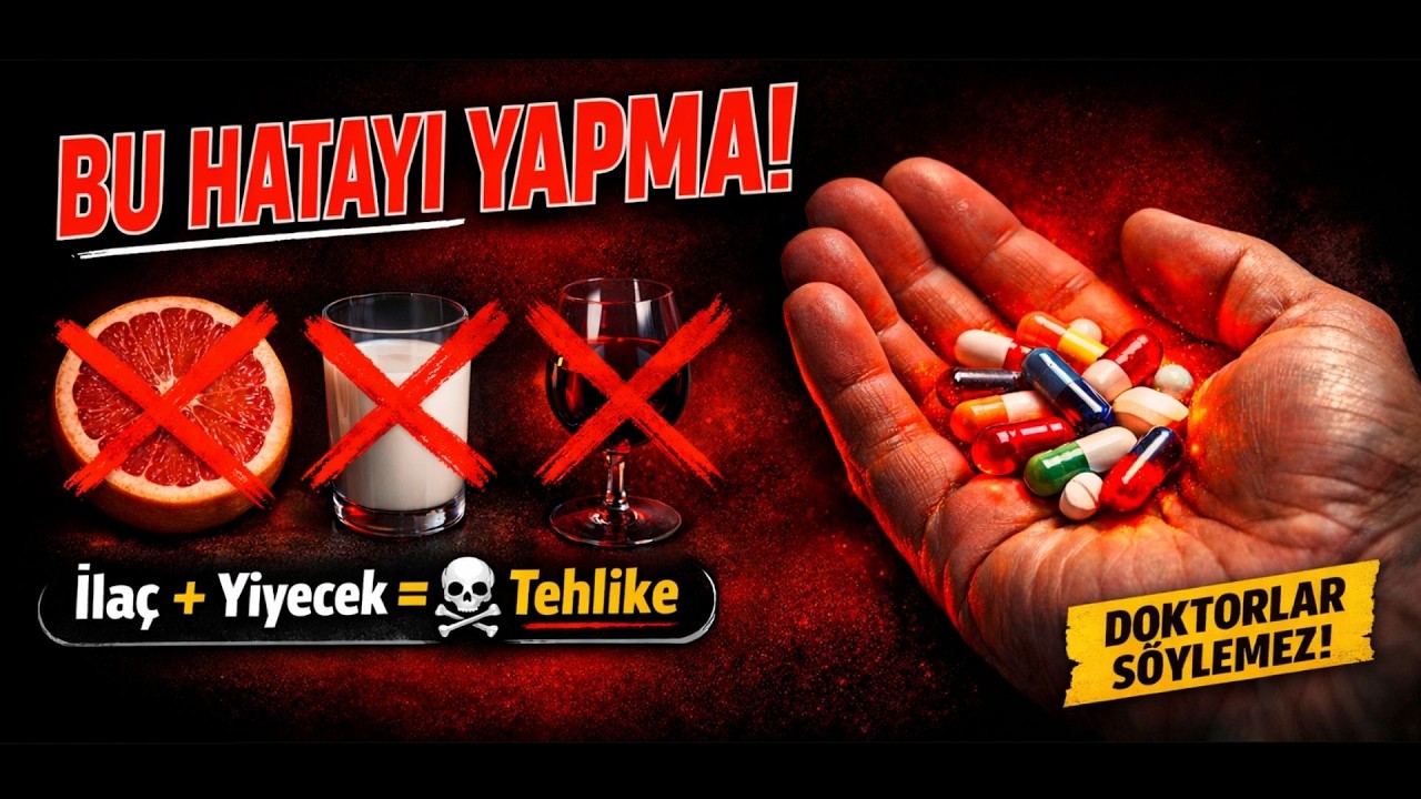 Bu İlaç Yiyecek Kombinasyonları Ölümcül Olabilir!  Asla Birlikte Tüketmeyin