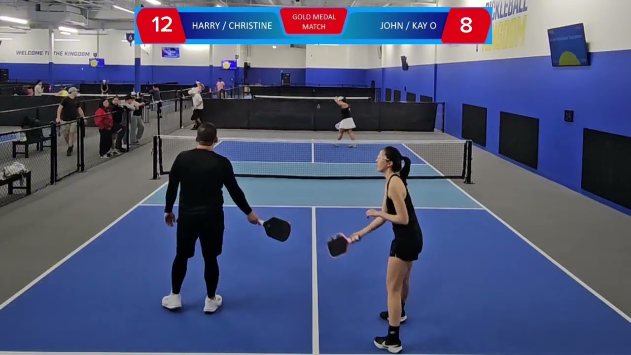 Gold Medal Match - 3.5 - 4.0 Mixed Doubles - Pickleball Kingdom Winter Wonderland Tournament 2025