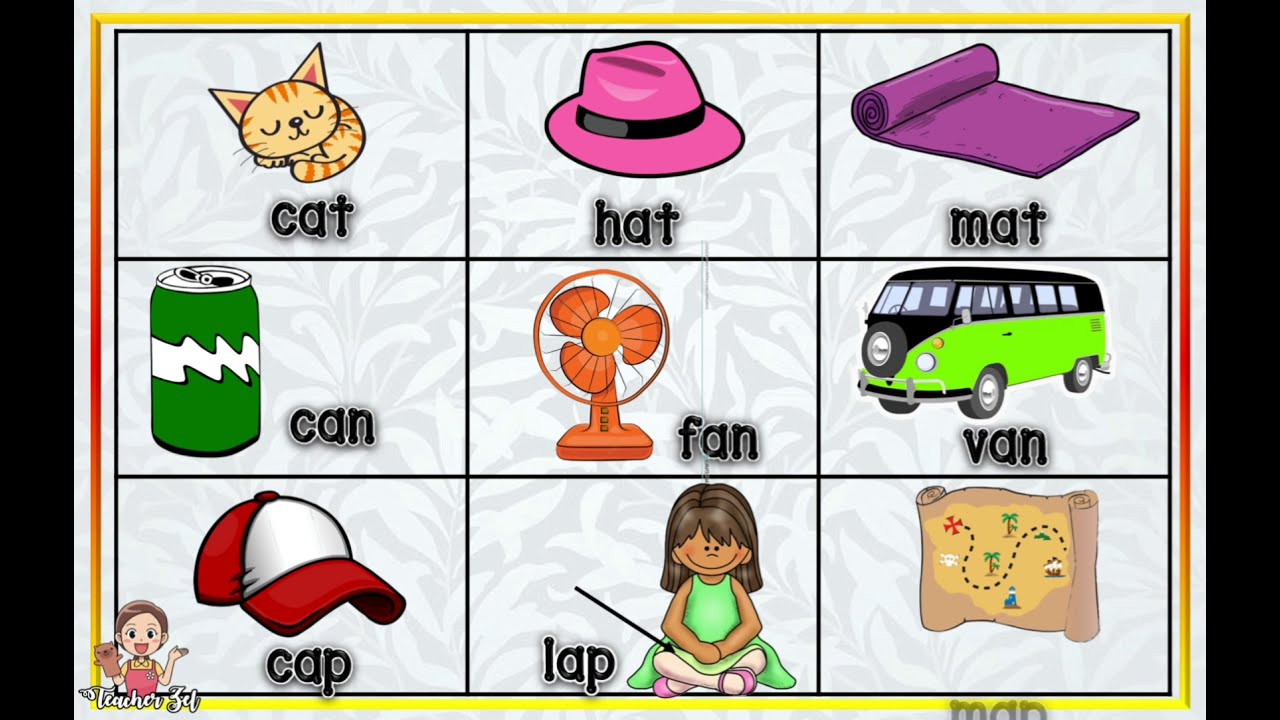 THREE LETTER WORDS (CVC WORDS)