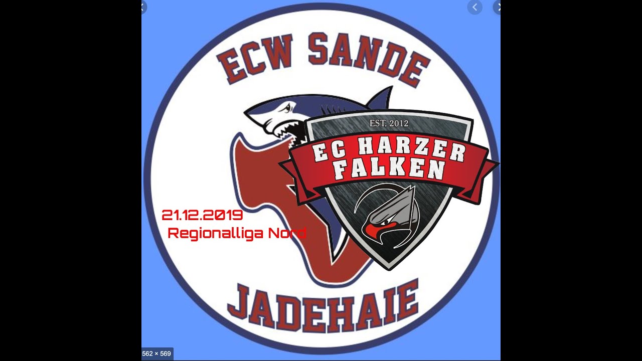 ECW Sande vs. Harzer Falken 3 Drittel mit  Overtime u. Penaltyschiessen