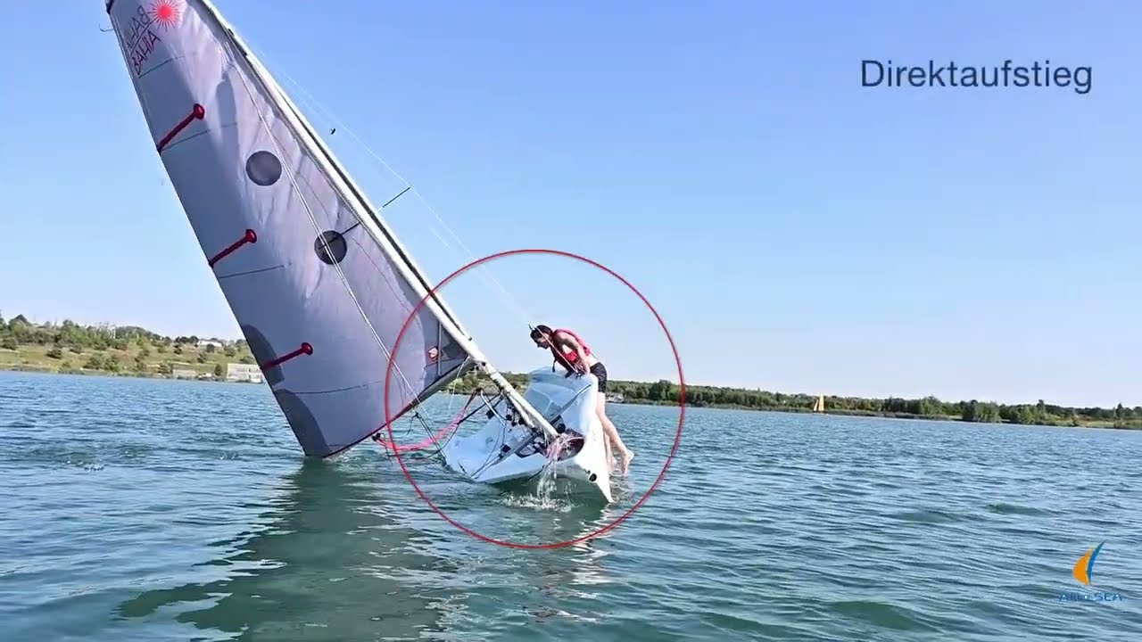 Kentern und Aufrichten eines Segelbootes - Ausbildungsvideo